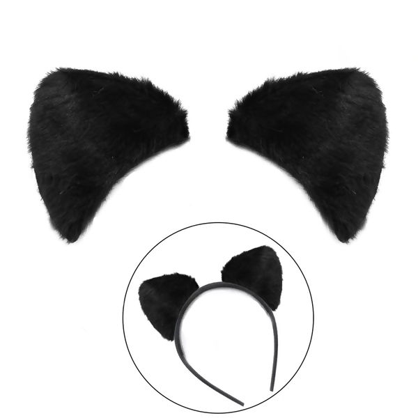 Presilha em pelúcia - orelha de gato 3D - B95670  Acessórios divertidos,  Orelhas de gato, Brincos artesanais